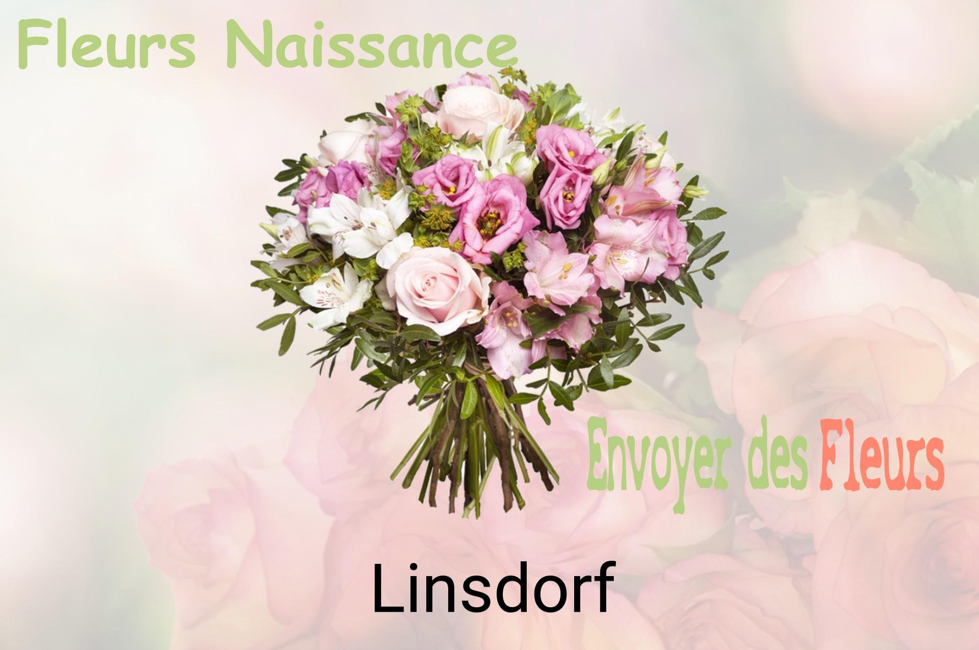 Bouquet de fleurs de naissance livré à Linsdorf