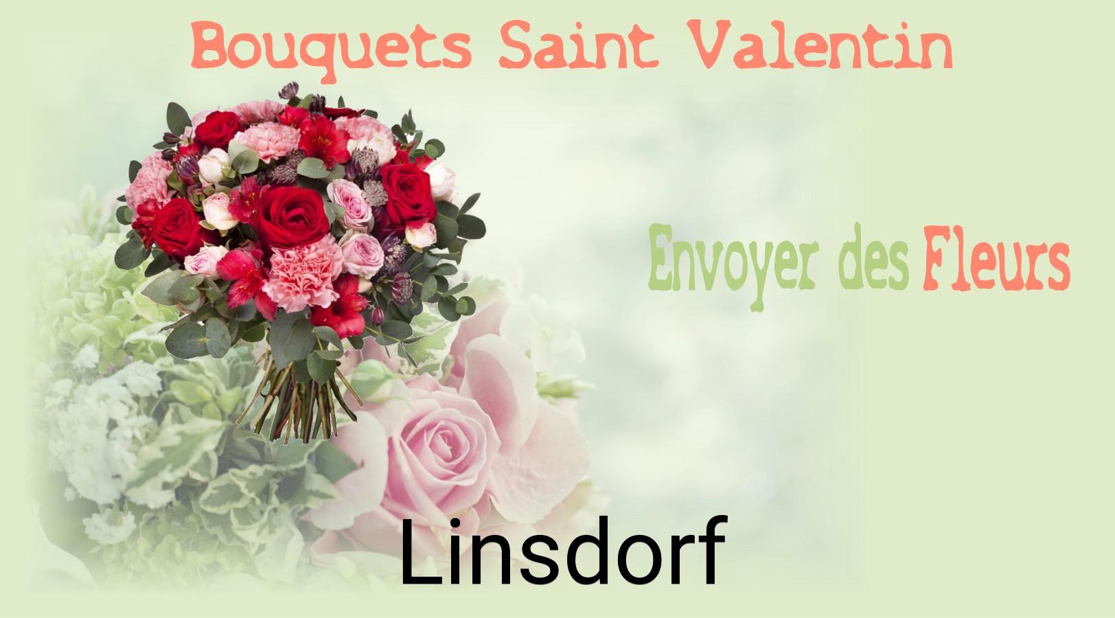 Roses de Saint-Valentin livrées à Linsdorf